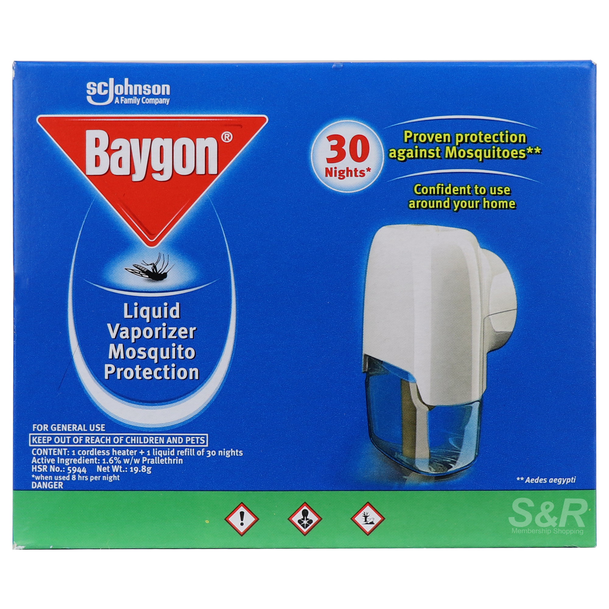 Baygon Liquid Vaporizer Mosquito Protection Starter Pack